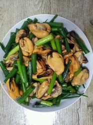大连美味小葱拌海红
