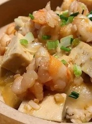 老豆腐鲜烩虾仁