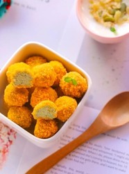 宝宝鸡米球  宝宝辅食食谱