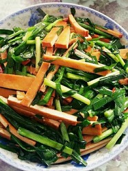 韭菜炒香干