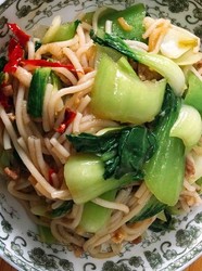 快手蔬菜炒米粉