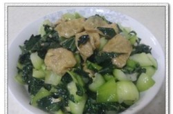 油面筋炒青菜
