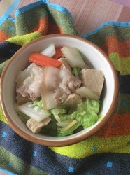 大白菜炖冻豆腐
