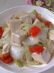 白菜炖豆腐