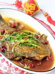红烧黄金鲽鱼