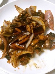 洋葱炒鳝片