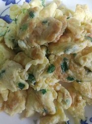 小葱炒鸡蛋