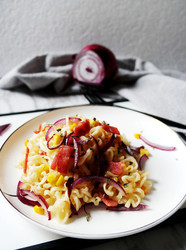 洋葱培根炒面#中卓炸酱面#