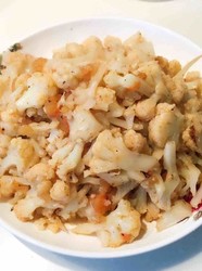番茄炒菜花