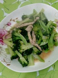 肉炒西兰花