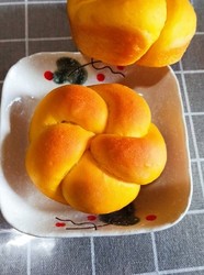 南瓜花朵汉堡