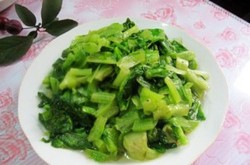 炒生菜