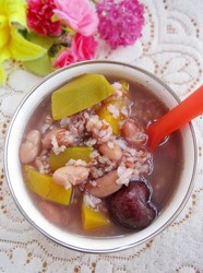 广东南瓜红米粥