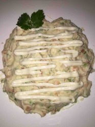 三文鱼沙拉土豆泥