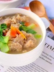 蔬菜滑肉羹  宝宝辅食食谱