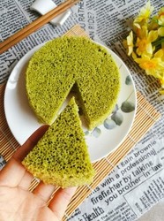 艾蒿蒸蛋糕