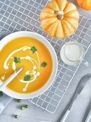 承味营养不流失，极简版奶油南瓜浓汤