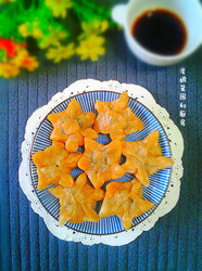 火龙果皮花朵蒸饺