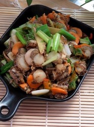 青椒炒扇贝
