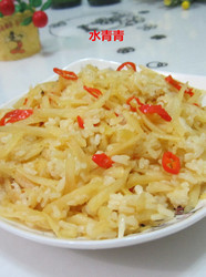 土豆丝咖喱饭