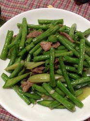 尖椒肉片豆角