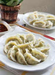 青菜鲜肉水饺