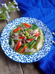 杂蔬炒肉丝
