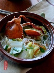 家常螃蟹煮粉干