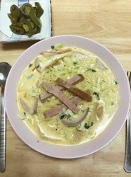 方便面奶油意面