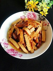 蚝油烧香干