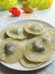 蒸红豆馅饺子皮饼