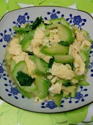 鸡蛋炒角瓜