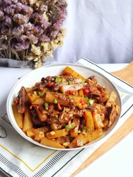 土豆炒咸鱼
