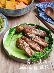 蜜汁烤排骨