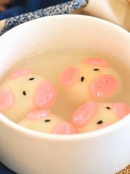 小猪汤圆