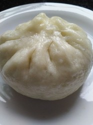 韭菜素蒸包