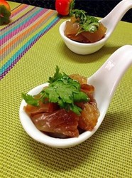 香菜拌海蜇头