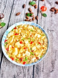 彩蔬肉末嫩豆腐