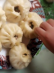 香葱香菇猪肉包子