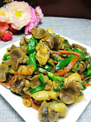 炒香螺肉