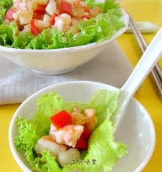 生菜虾松