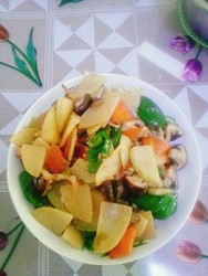 香菇土豆片