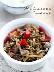 酸辣鸡胗
