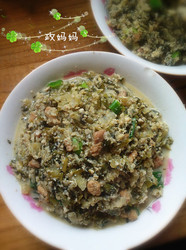 肉丁炒小豆腐