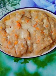 胡萝卜肉饼