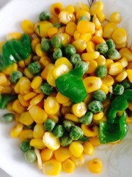 青椒豌豆炒玉米