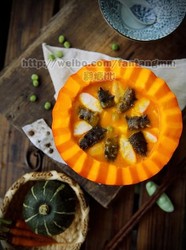 海参南瓜豆腐煲