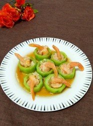 丝瓜鲜虾盅