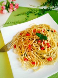 蒜香意面