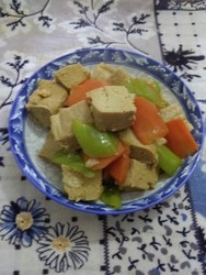 烧冻豆腐